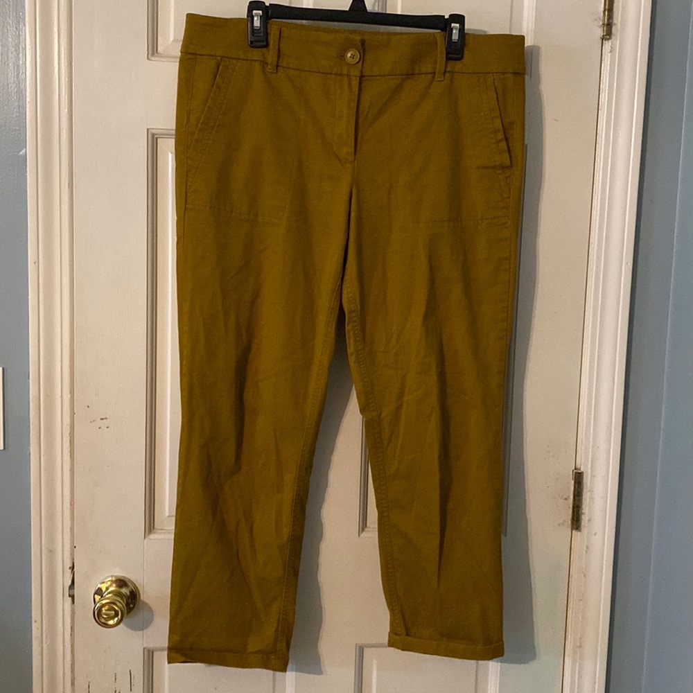 Loft mustard brown color chinos